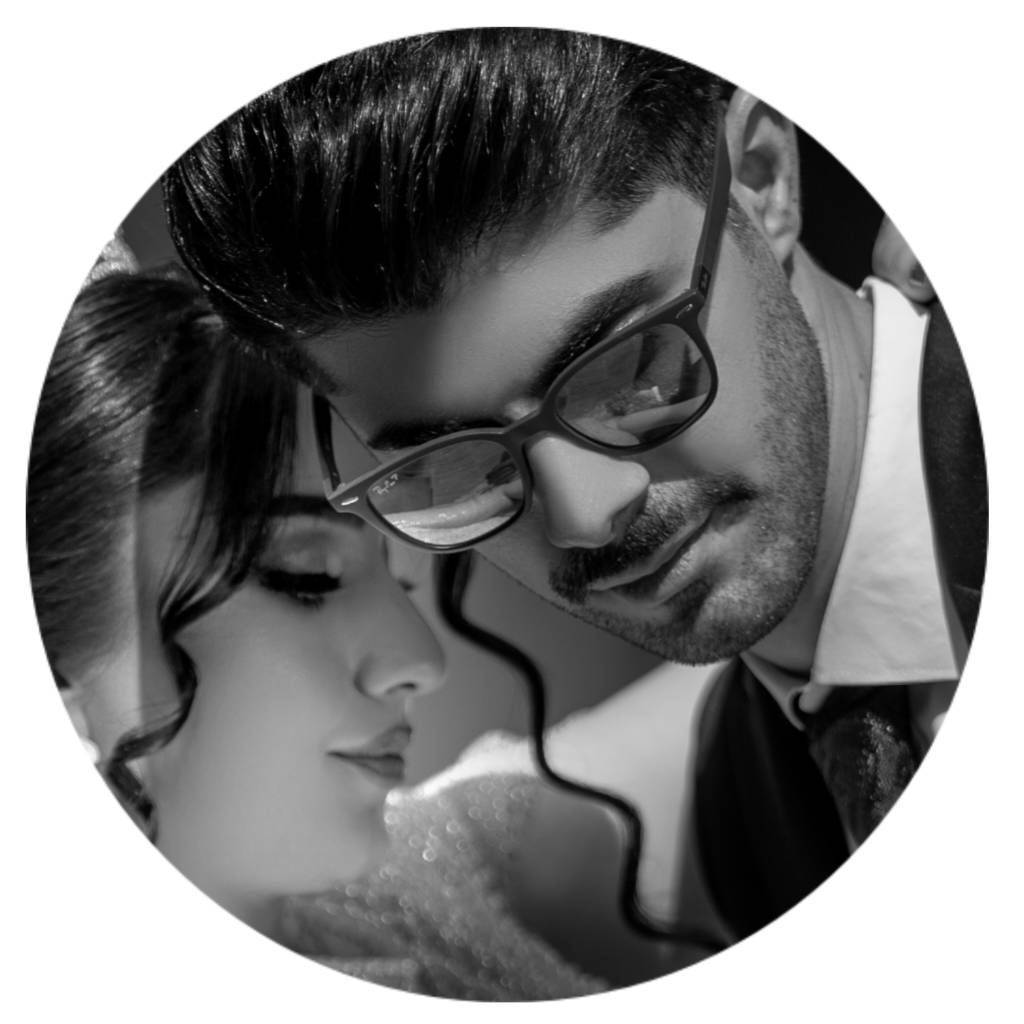 عکس دایره‌ای انتخابی علی و زینب